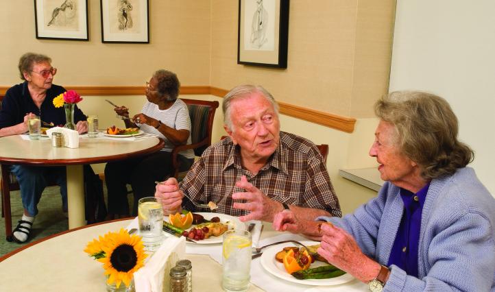 Dining at the Actors Fund Home